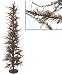 Whimsical Copper Laser Tinsel Artificial Christmas Tree 5'