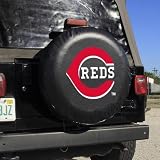 MLB Cincinnati Reds Black Logo Tire Cover