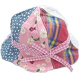 【H28年春物】 CHILD CHAMP(チャイルド チャンプ) 格子×花柄リバーシブルチューリップハット M 50cm~52cm/P NO.C-86161967