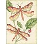 Dragonfly Duo Mini Counted Cross Stitch Kit-5x7