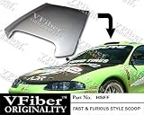 HSFF - VFiber FRP Universal All Cars All Years All Body Styles Fast&Furious Hood Roof Scoop