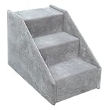 Maxi Pet Stairs 3-Step (Grey, 22 in. x 18.5 in. x 31 in. )