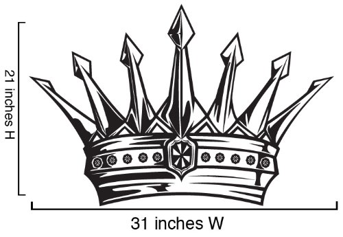 Kings Crown- Kids Vinyl Wall Art Decal