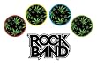 Rock Band Drum Skins, Fits Xbox 360 / PS3 Rockband Drums - Weeds Black