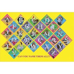 Marcia Perry Alphabet Quilt Jigsaw Puzzle 48pc