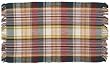 100% Cotton Flat Weave Rug Plaid 2 X 3