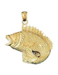 CleverEves 14K Gold Pendant Bass 9.8 - Gram(s)