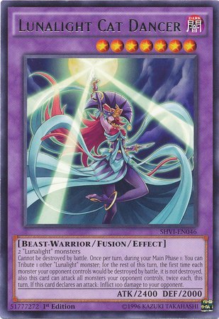 Yu-Gi-Oh! - Lunalight Cat Dancer (SHVI-EN046) - Shining Victories - 1st Edition - Rare
