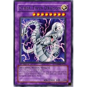  Yu-Gi-Oh Duelist Pack Zane Truesdale - Cyber Twin Dragon Rare DP04-EN011