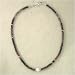Watermelon Tourmaline, Pearl and Thai Silver Necklace, 15