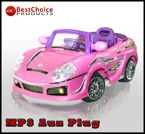 New Pink MP3 Kids Ride on R/C Remote Control Power Wheels Car RC Ride On Car