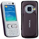 Nokia N73 Unlocked GSM Cell Phone- 3.2 Megapixel Camera, Carl Zeiss Lens, Quad-Band, USB, Bluetooth, Silver/Plum