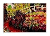 Posters: Claude Monet Poster Art Print - Le Pont Japonais (12 x 9 inches)
