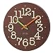 IDEA LABEL ROUND WALL CLOCK �_�[�N�u���E�� LCW065-DW 2190493