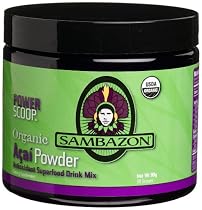 SAMBAZON Powerscoop Organic Acai Powder Drink Mix, 90-Gram Jars