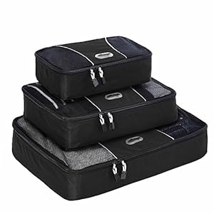 eBags Packing Cubes - 3pc Set (Black)
