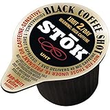 SToK Caffeinated Black Coffee Shots Single-Serve Packages, 264-Count