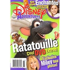Disney Adventures Final / Last Issue (November 2007) Featuring Ratatouille, Hannah Montana & Enchanted