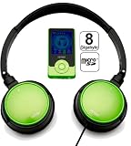 Produkt-Bild: Denver MPG-2048NRC SD MP3-Player mit 8GB (Micro SD Karte) & Kopfh&ouml;rer Gr&uuml;n