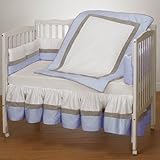 Baby Doll Bedding Classic II Port-a-Crib Bedding Set, Blue