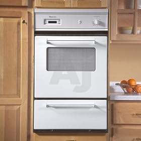 Magic Chef 9112WUV 24 Single Gas Wall Oven with Lower Broiler, 2 Anti-Tip Oven Racks,... by 