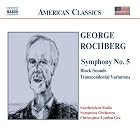 Click here to buy George Rochberg: Symphony No. 5; Black Sounds; Transcendental Variations by  George Rochberg, Christopher Lyndon-Gee, and Saarbrucken Radio Symphony Orchestra .