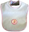 Plasticized Baby Bib. Baby Tuc Tuc. Pink
