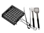 Char-Broil 4985223 7-Piece Basket-Case Grilling Tool Set