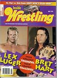 Inside Wrestling Magazine : Lex Luger & Bret Hart - Their Greatest Triumphs, Their Greatest Tragedies (May 1994)