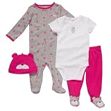 Carter's（カーターズ） :: 4-Piece Sleep & Play Set ロンパース 4点セット :: 3 months :: 55-61 cm