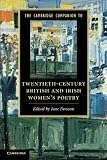The Cambridge companion to twentieth-century British and Irish women's poetry