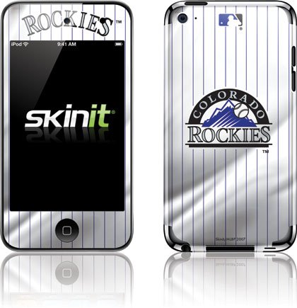Skinit Colorado Rockies Home Jersey Vinyl Skin for iPod Touch (4th Gen)