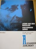 Alexander Zemlinsky Posthumous Songs Lieder for Voice & Piano