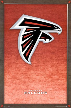 NEW POSTER - Atlanta Falcons NFLLogo 22x34 Poster Print, 22x34 Poster Print, 22x34