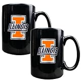 Illinois Fighting Illini NCAA 2pc Coffee Mug Set