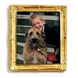 Do-It-Yourself - Gold Frame Magnet with pop-out easel (2-3/4" x 2-1/2")