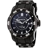InvictaMen's6996ProDiverCollectionGMTBlackDialBlackPolyurethaneWatch