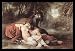 Francesco Hayez (Rinaldo and Armida) Framed Art Poster Print - 13 X 19