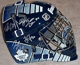 TORONTO MAPLE LEAFS 2011-2012 Team Signed Goalie Mask w/COA - Autographed NHL Helmets and Masks