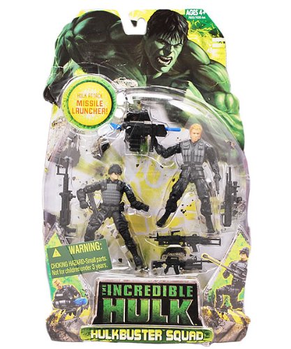  Incredible Hulk Movie Action Figure Hulk Buster 2-Pack