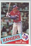 1985 Topps Baseball Texas Rangers Team Set