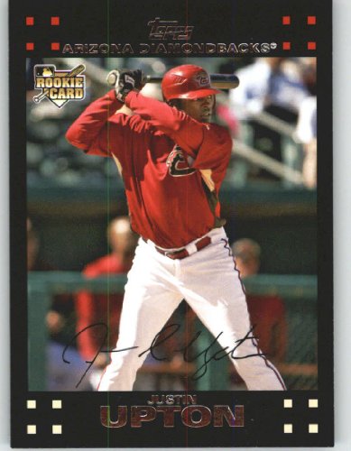 2007 Topps Update # 327 Justin Upton RC - Arizona Diamondbacks - Rookie Card - MLB Baseball Card