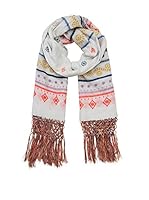 Cosy, Jack & Silky Fular (Blanco / Naranja)