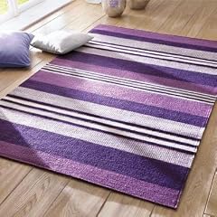 Orientteppich Br�cke Toscana 165 handgewebt Indien Schurwolle lila 120x180cm