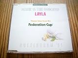 LAYLA ( THEME FROM THE FEDERATION CUP ) 1991 CD SINGLE