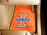 Illinois Fighting Illini 24 x 18 2 Piece Car Floor Mat Set