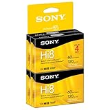 Sony Hi8 Camcorder 8mm Cassettes 120 Minute (4-Pack)