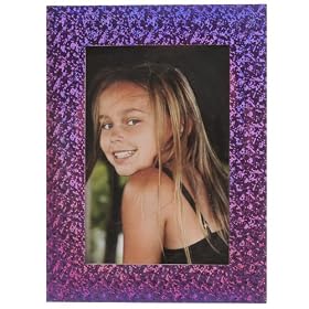 Precision Design Self-Adhesive Photo Frame 4x6 (Dark Violet)