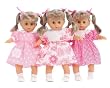 Deluxe Girls Fashion Doll with Pink Dress