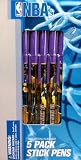 NBA LA Lakers Kobe Bryant Pack of 5 Pens Los Angeles Lakers